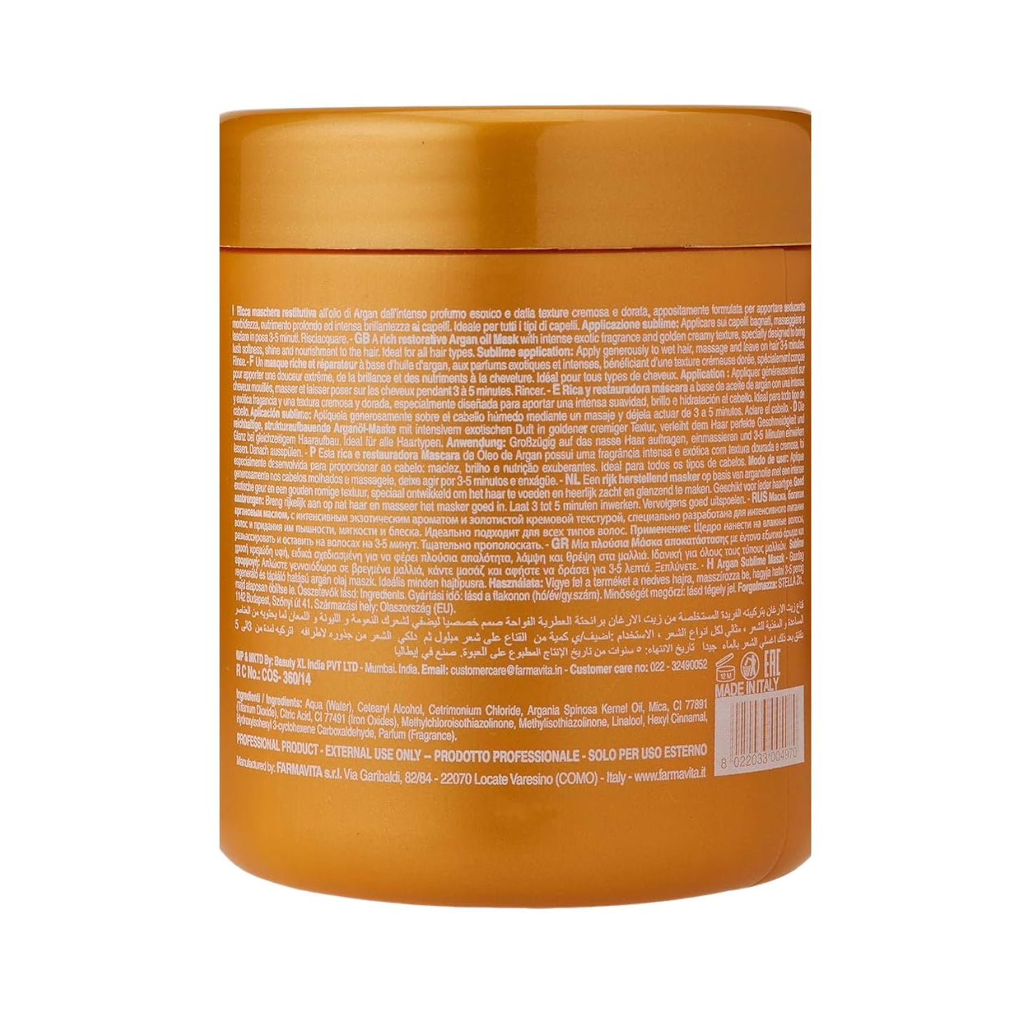 Mascara Farmavita Argan Sublime 1000ml