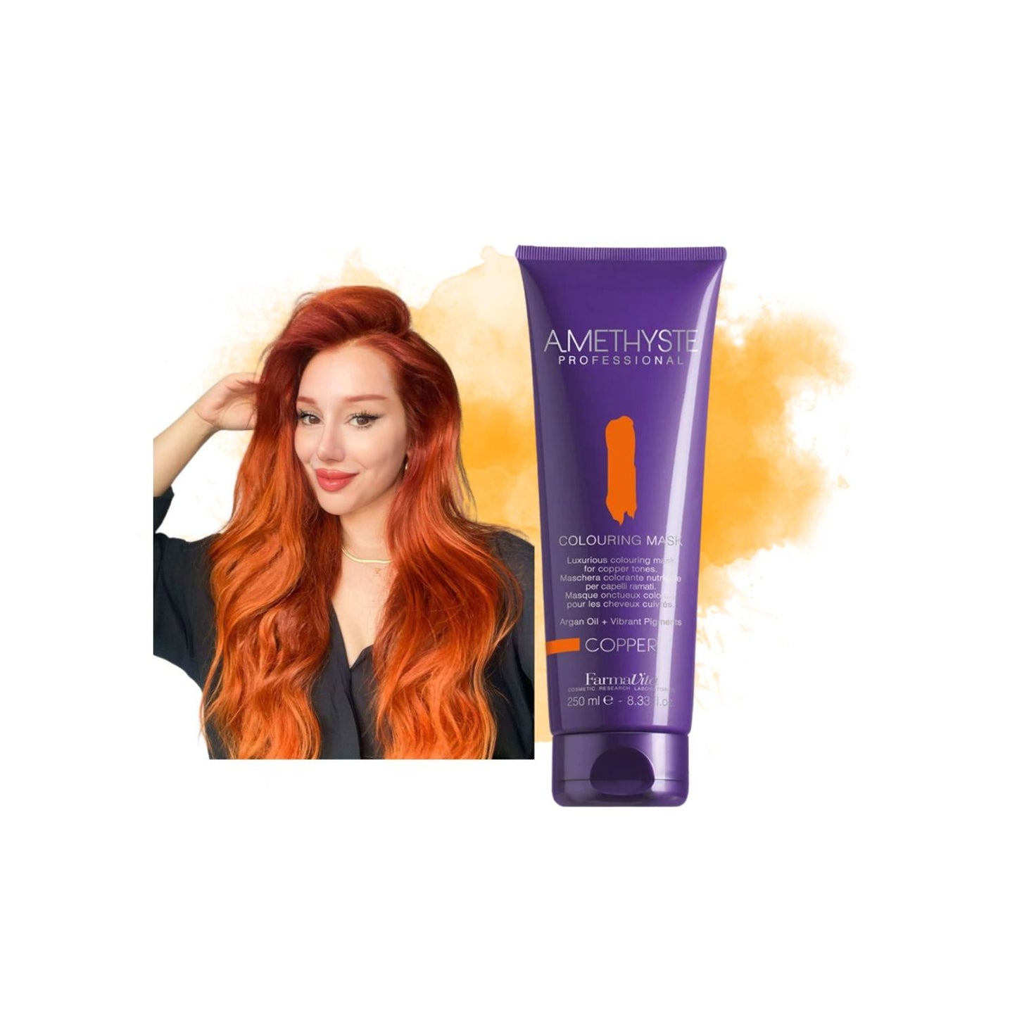 Mascara Amethyste Copper 250mlintensificadora De Tonos Cobre