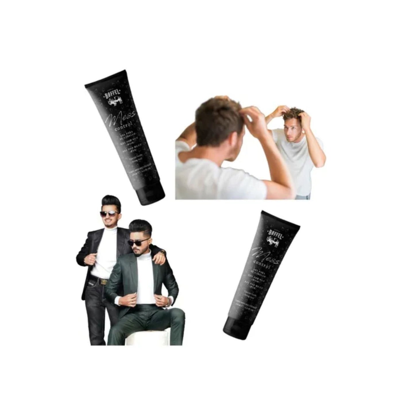 Gel Boffel Mess Control 120g Fijacion Fuerte Aceite Macadamia Aloe