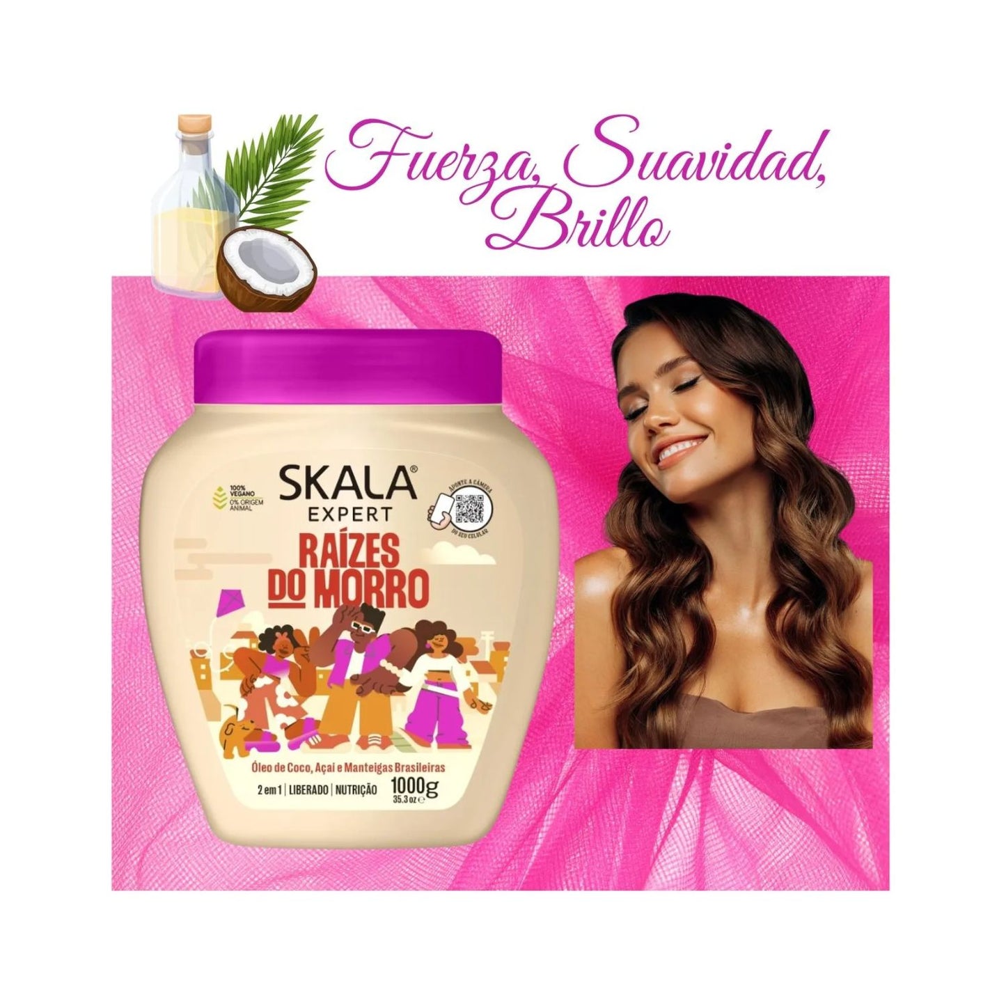 Mascara Skala Tratamiento Raizes do Morro 2 en 1 1000ml