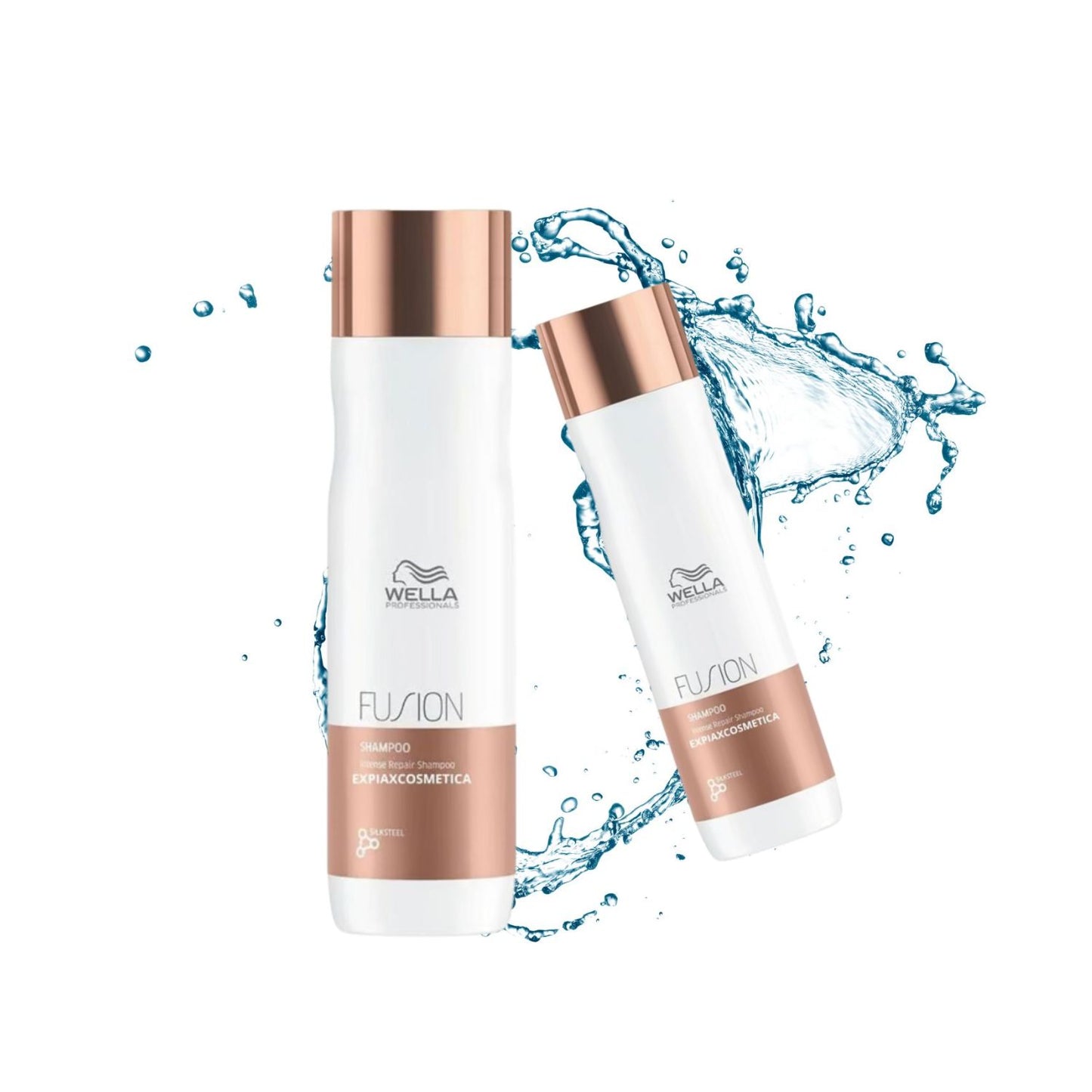 Shampoo Wella Fusion 200ml Reparación Intensa Purificación