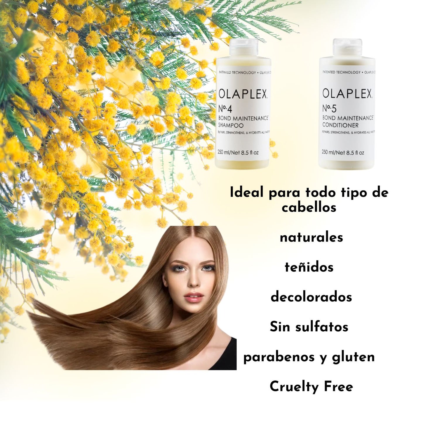 KIT OLAPLEX MANTENCION LIMPIEZA Y ACONDICIONADOR (OLAPLEX 4 y 5)