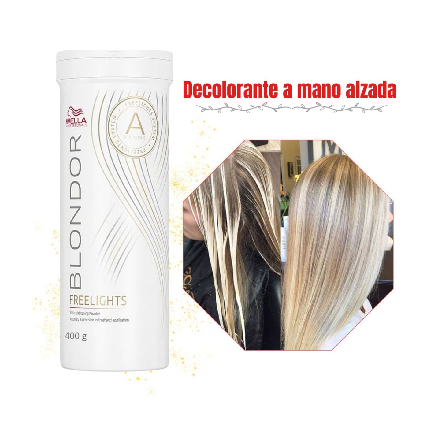 DECOLORANTE BLONDOR FREELIGHTS 400 ML - WELLA