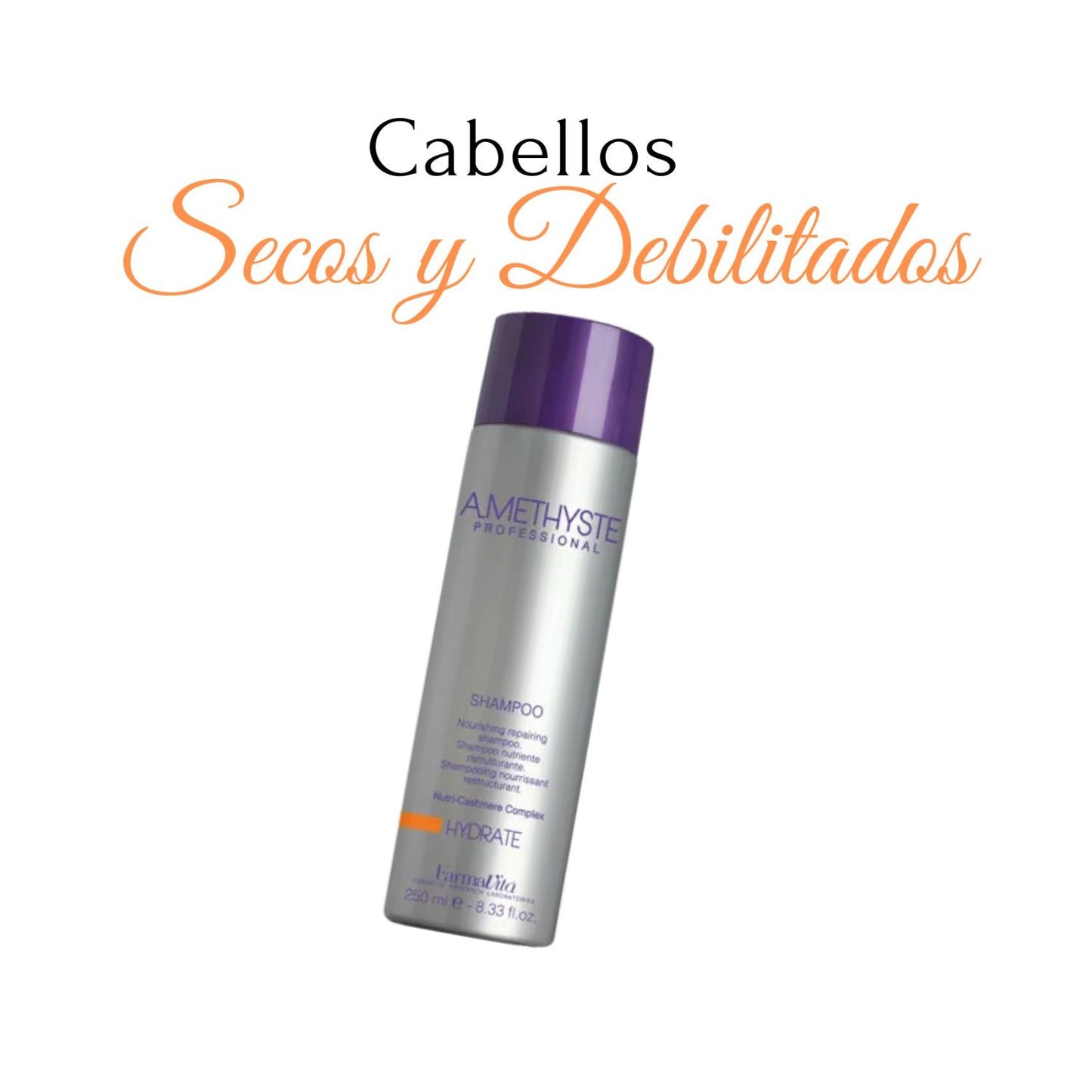 Shampoo Hydrate AMETHYSTE 250ml Farmavita Nutre Cabello Debi