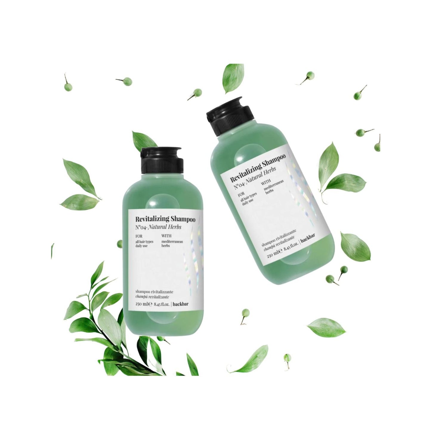 Shampoo Farmavita BackBar Natural Herbs 250ml Revitalizante