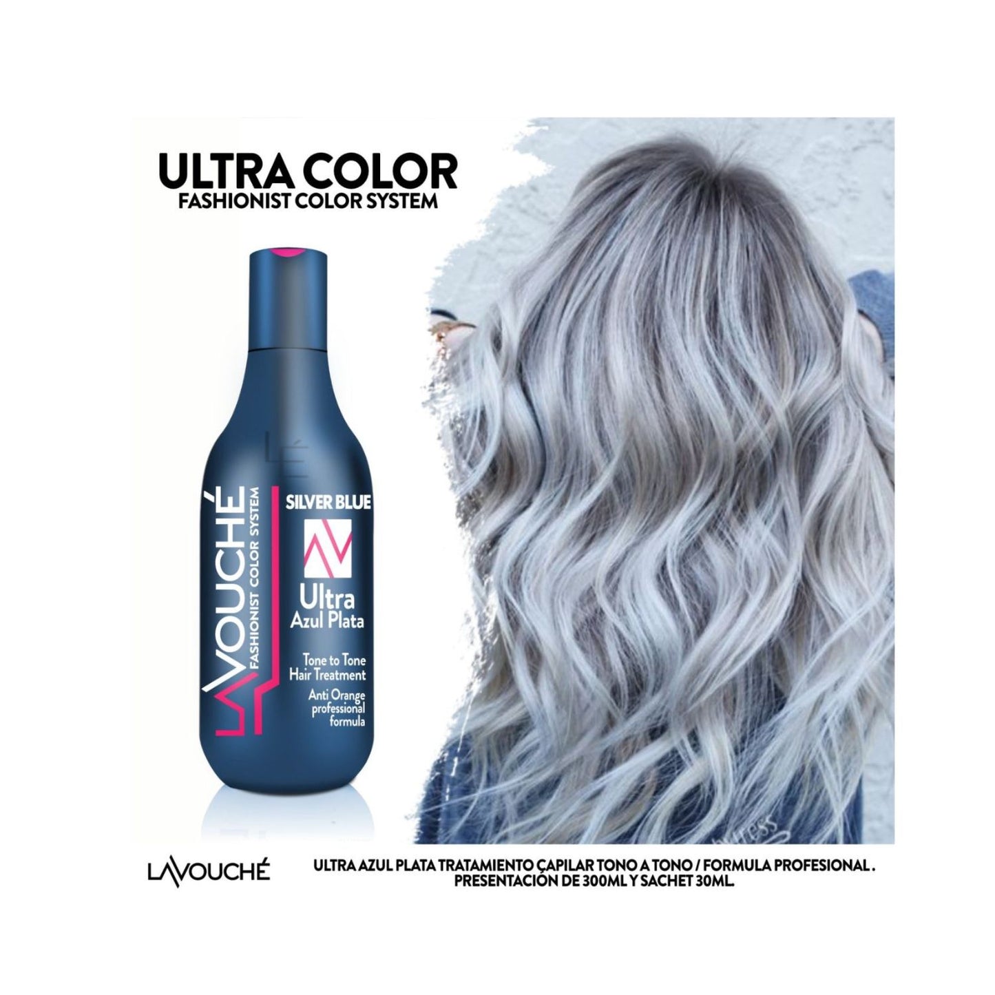 Tratamiento Lavouche Ultra Azul Plata 300ml