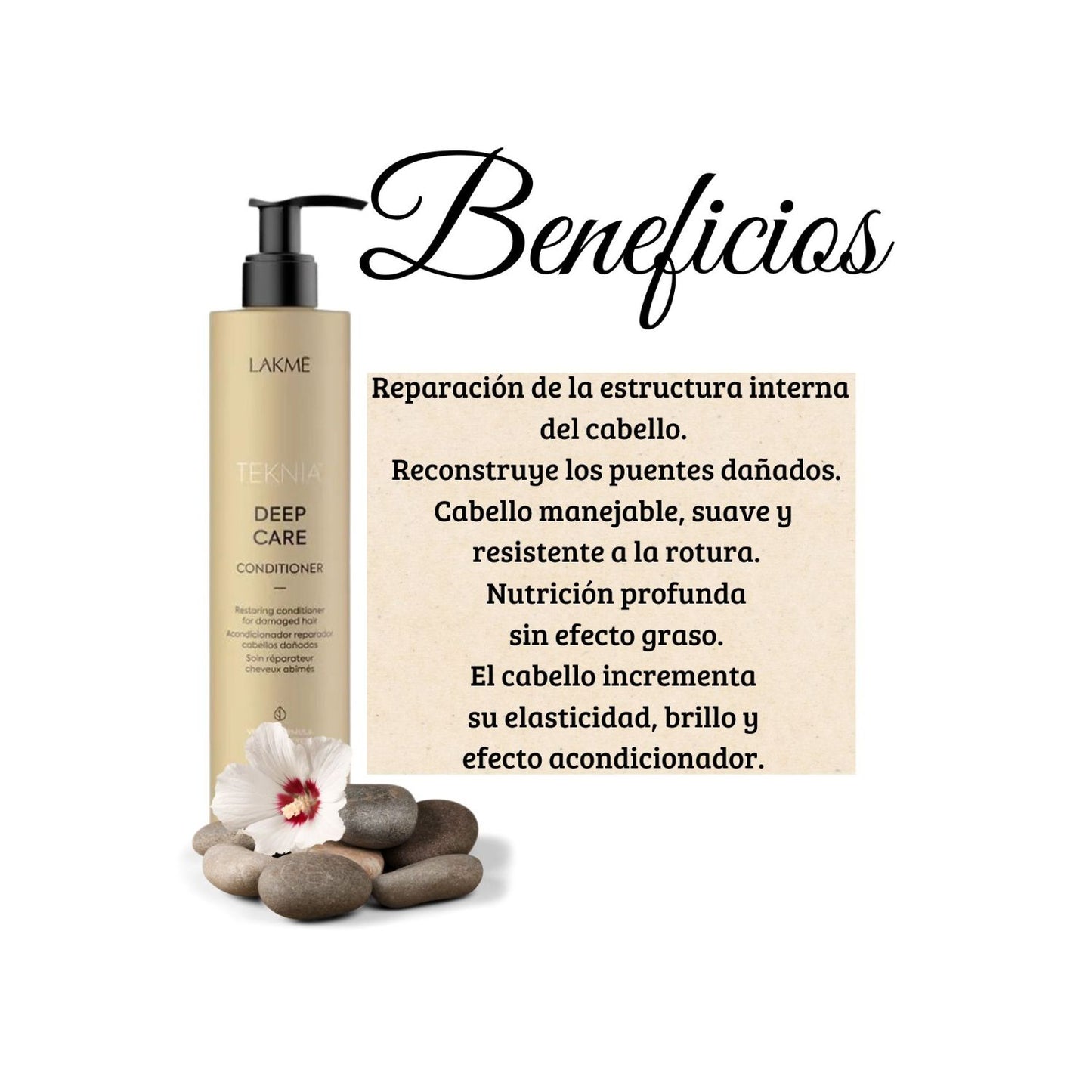 Acondicionador Lakme Tenia Deep Care 300ml Hidrata Nutre Suaviza