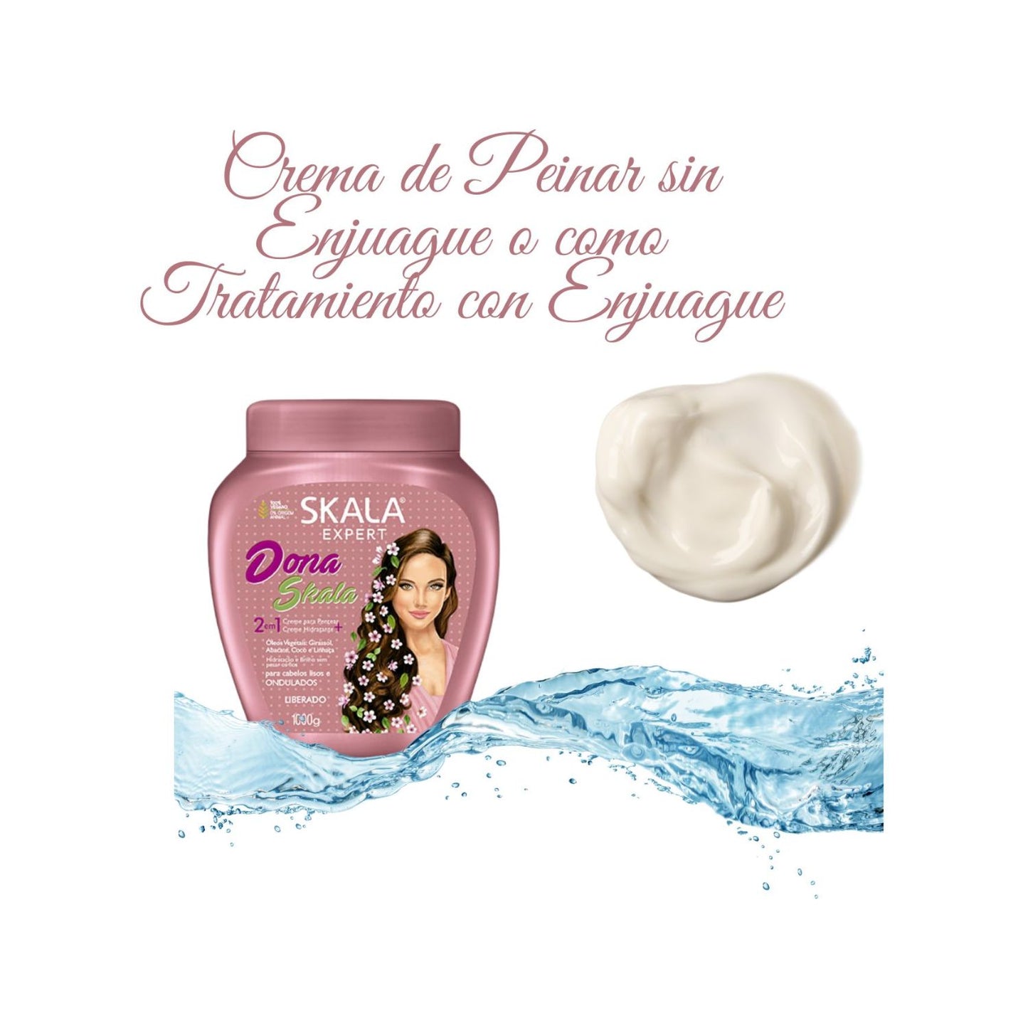 Mascara Skala Tratamiento Dona 2 en 1 1000ml Fortalece Da Brillo Nutre