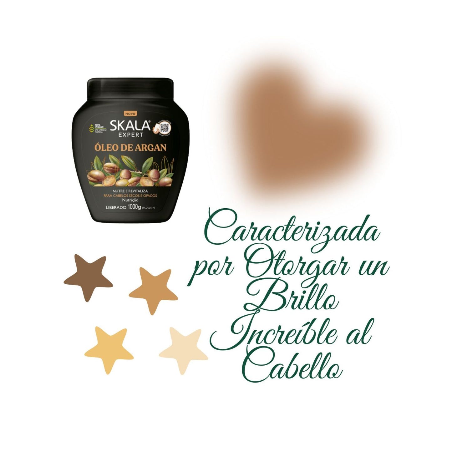 Mascara Skala Tratamiento Oleo de Argan 1000ml Hidratacion y brillo