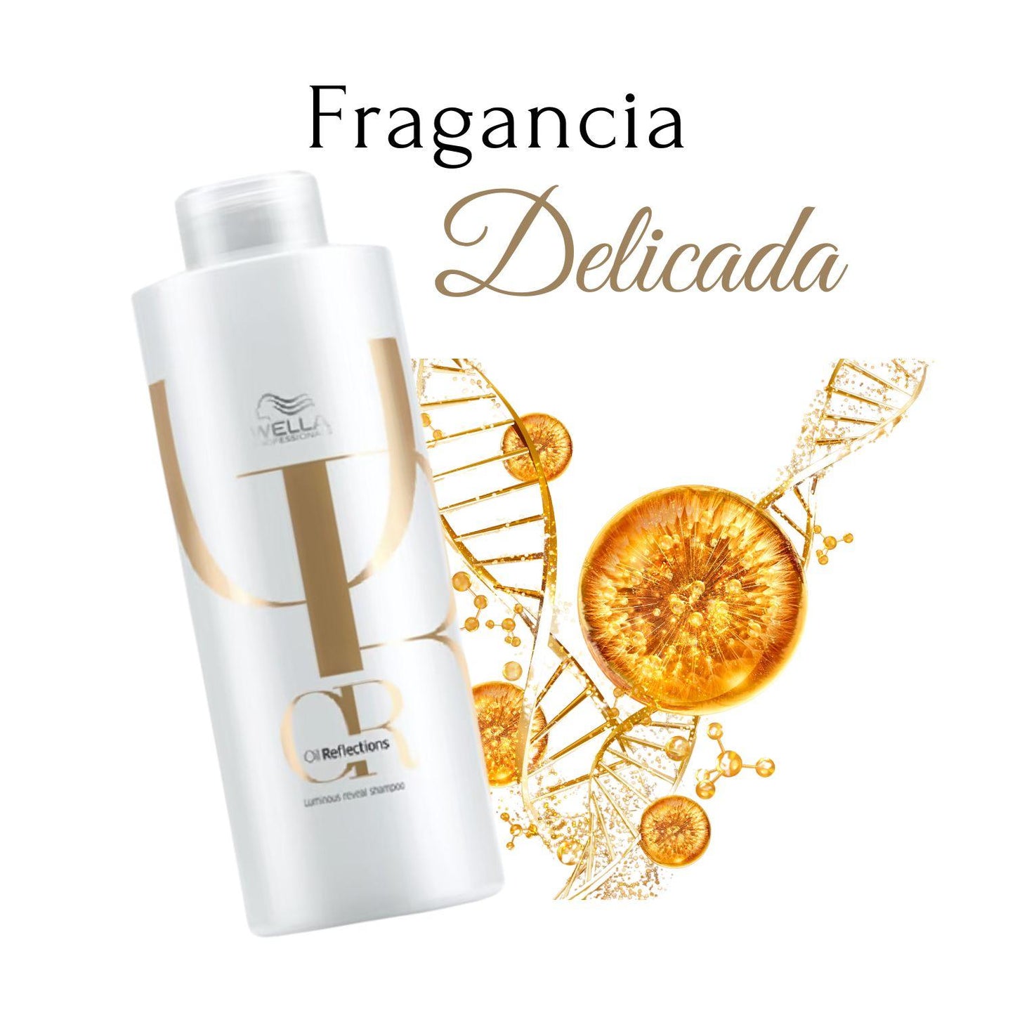 Shampoo Oil Reflections 1000ml Wella Hidrata Nutre Brillo Suavidad