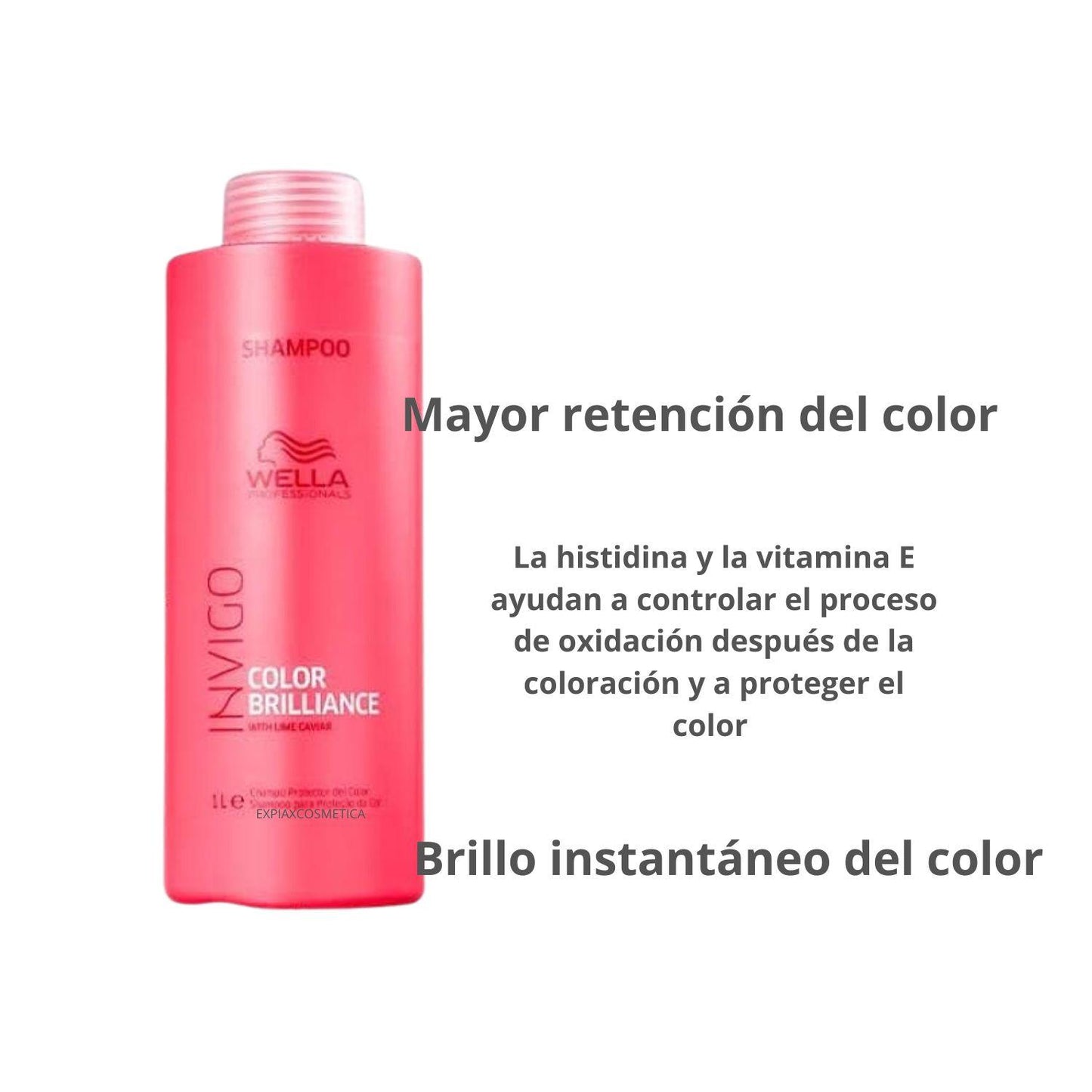 Shampoo Wella Invigo Color Brillance 1000ml Purifica Metales