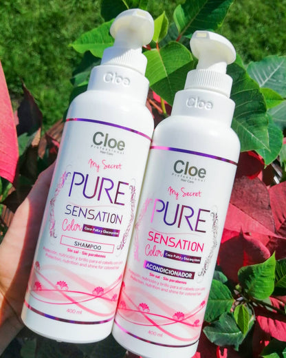 Acondicionador Pure Sensation Color 400 ml Nutrición y Brillo - Cloe