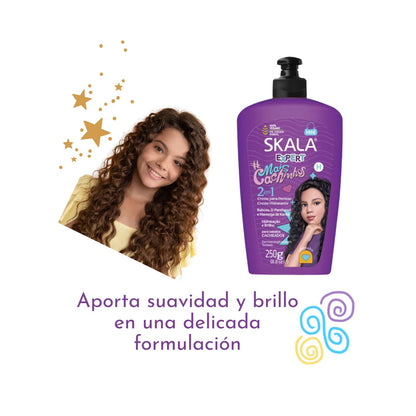 Crema de Peinar Skala Mais Cachinhos 2 en 1 250ml Hidratación