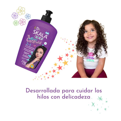 Crema de Peinar Skala Mais Cachinhos 2 en 1 250ml Hidratación