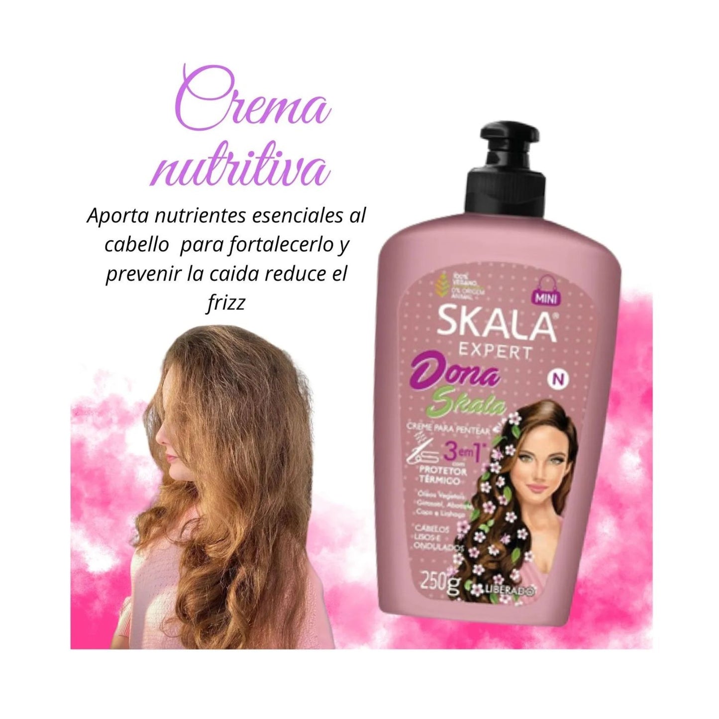 Crema de Peinar Skala 3 en 1 Skala Dona 250ml Vitalidad