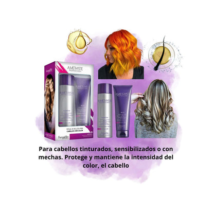 Pack Farmavita  Amethyste Color Shampoo 250ml Mascara 250ml