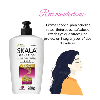 Crema de Peinar Skala Genetiqs 3 en 1 250ml Reparación