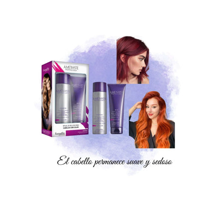 Pack Farmavita  Amethyste Color Shampoo 250ml Mascara 250ml