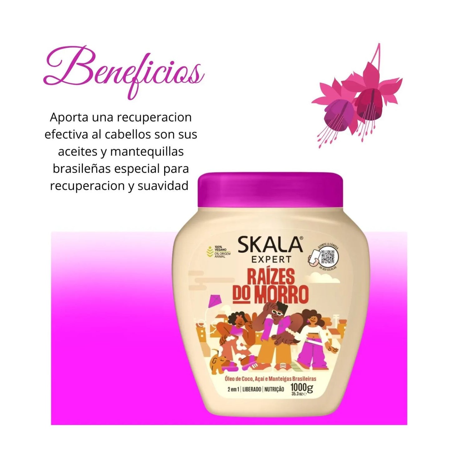 Mascara Skala Tratamiento Raizes do Morro 2 en 1 1000ml
