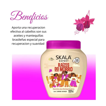 Mascara Skala Tratamiento Raizes do Morro 2 en 1 1000ml