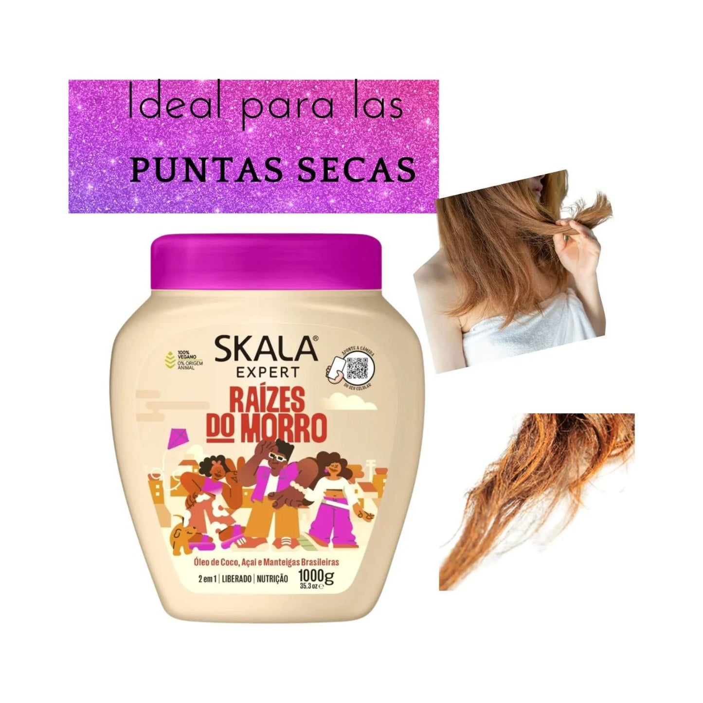 Mascara Skala Tratamiento Raizes do Morro 2 en 1 1000ml