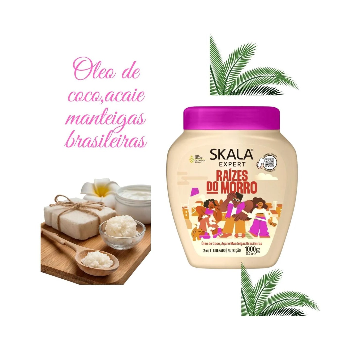 Mascara Skala Tratamiento Raizes do Morro 2 en 1 1000ml