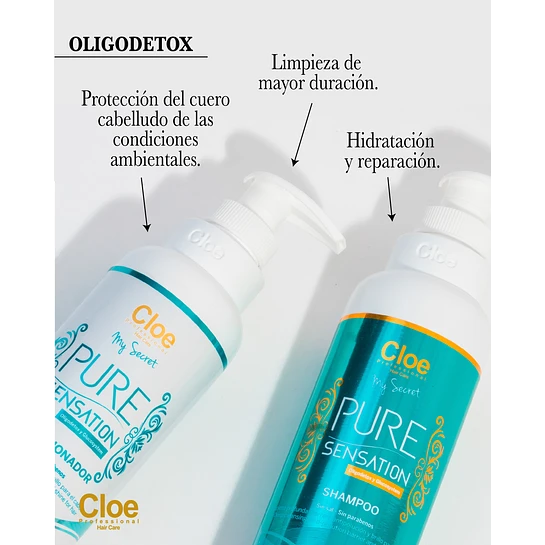 Acondicionador Cloe Pure Sensation Clear 400 ml Hidratación Suavidad