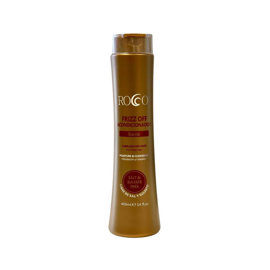 Acondicionador Frizz Off Karite Rocco 400ml para Cabellos Finos