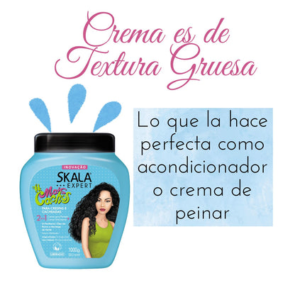 Mascara Skala Tratamiento Mais Cachos 2 en 1 1000ml Fuerza Hidratacion