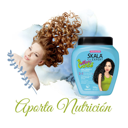 Mascara Skala Tratamiento Mais Cachos 2 en 1 1000ml Fuerza Hidratacion