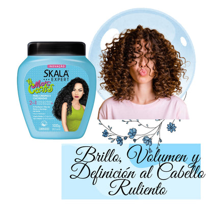 Mascara Skala Tratamiento Mais Cachos 2 en 1 1000ml Fuerza Hidratacion