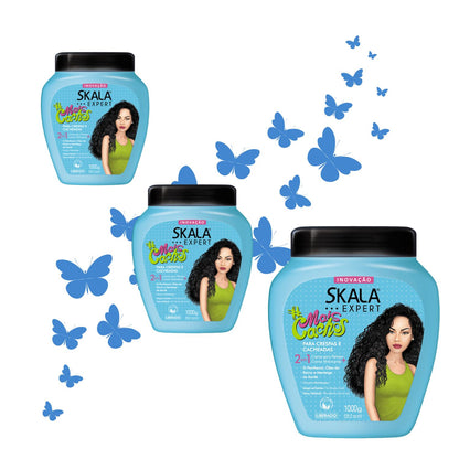 Mascara Skala Tratamiento Mais Cachos 2 en 1 1000ml Fuerza Hidratacion