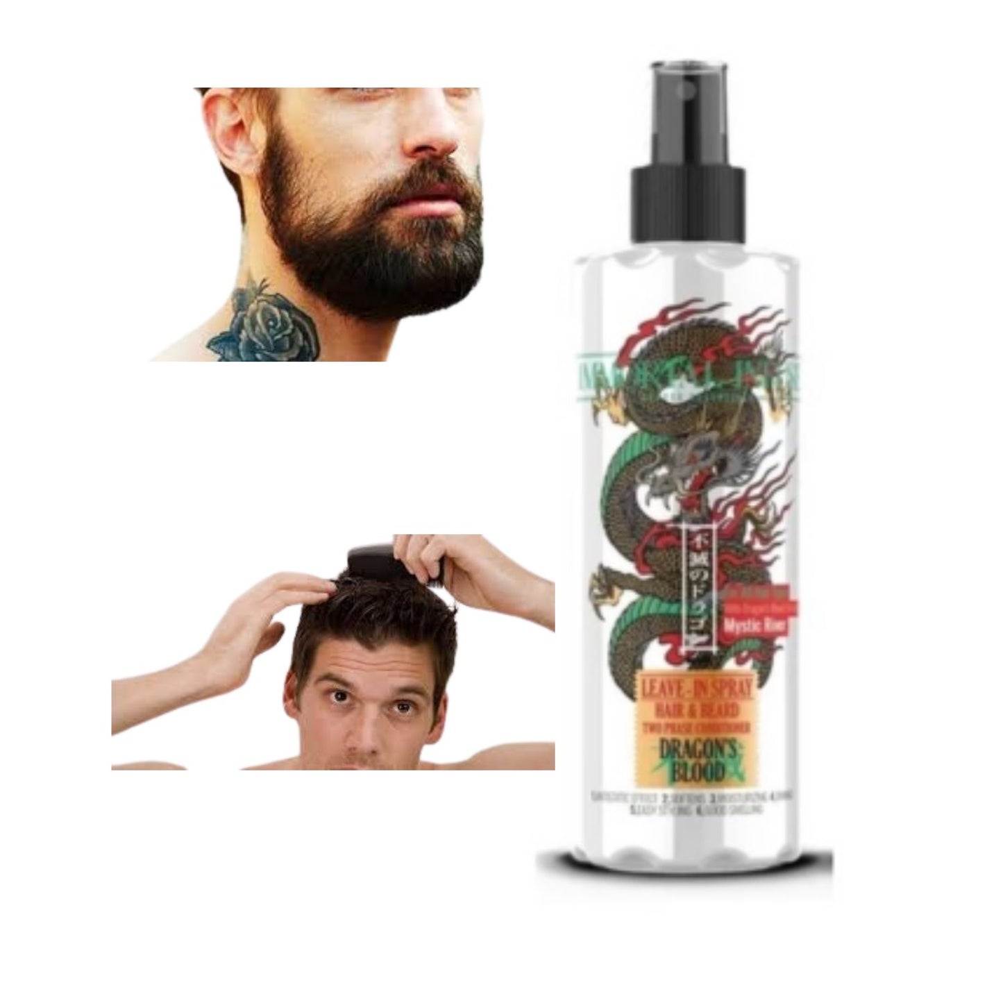 Acondicionador Spary Bifásico Cabello o Barba Mystic River Immortal