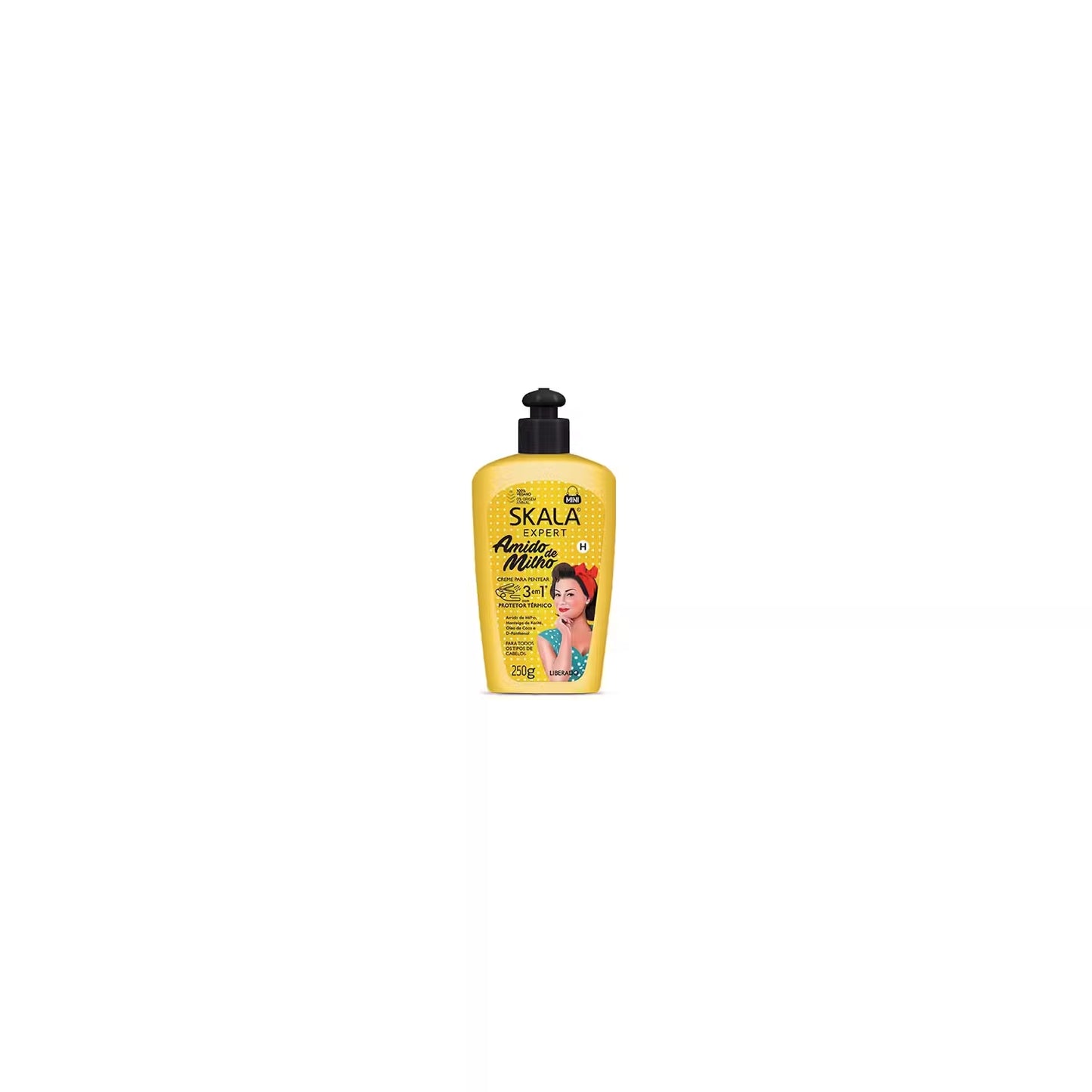 Crema de Peinar Almidón de Maíz Skala 250ml Protector Térmico Define