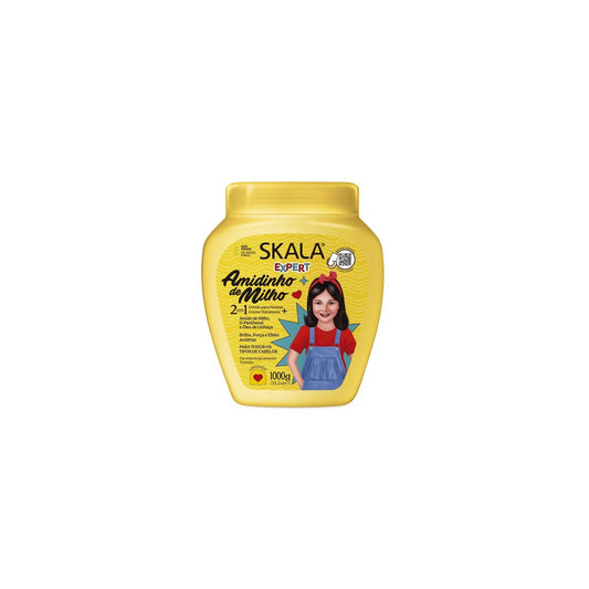 Crema de Tratamiento Acondicionadora Almidón de Maíz 1kg Skala Brillo