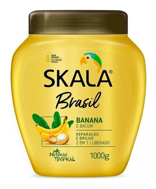 Crema de Tratamiento Acondicionadora Banana y Bacauri Skala 1kg Nutre