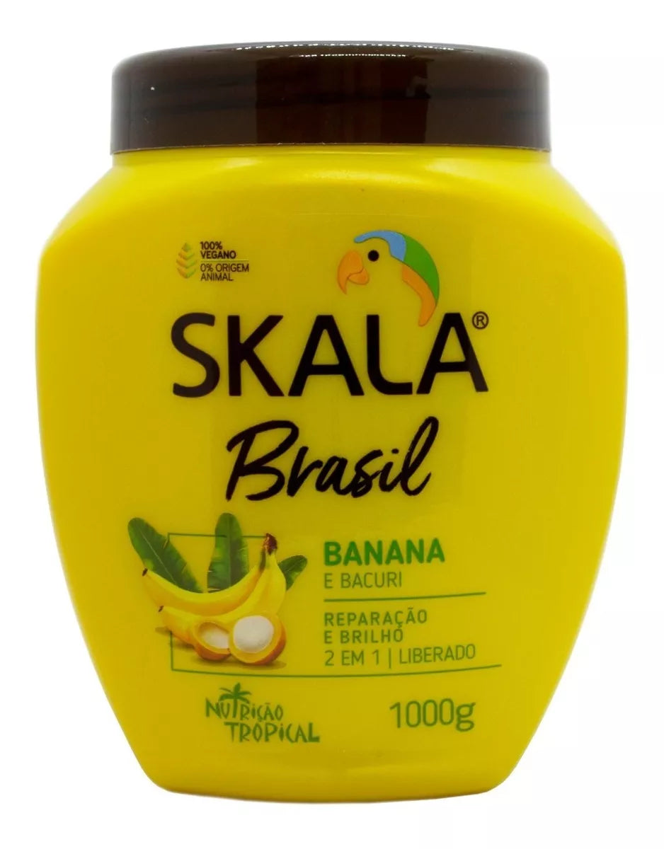 Crema de Tratamiento Acondicionadora Banana y Bacauri Skala 1kg Nutre