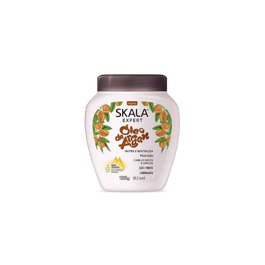 Crema de Tratamiento Acondicionadora Oleo de Argán 1kg Skala Brillo