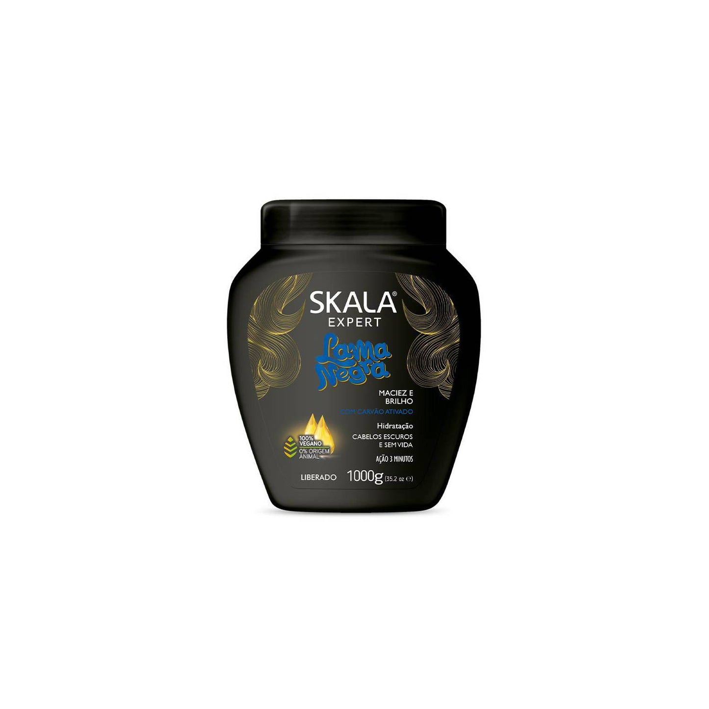 Crema de Tratamiento Capilar Skala Carbón Activado Cabello Oscuro 1kg