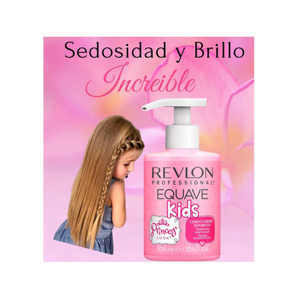 Shampoo+Acondicionador Revlon Equave Kids Princess Look 300 ml