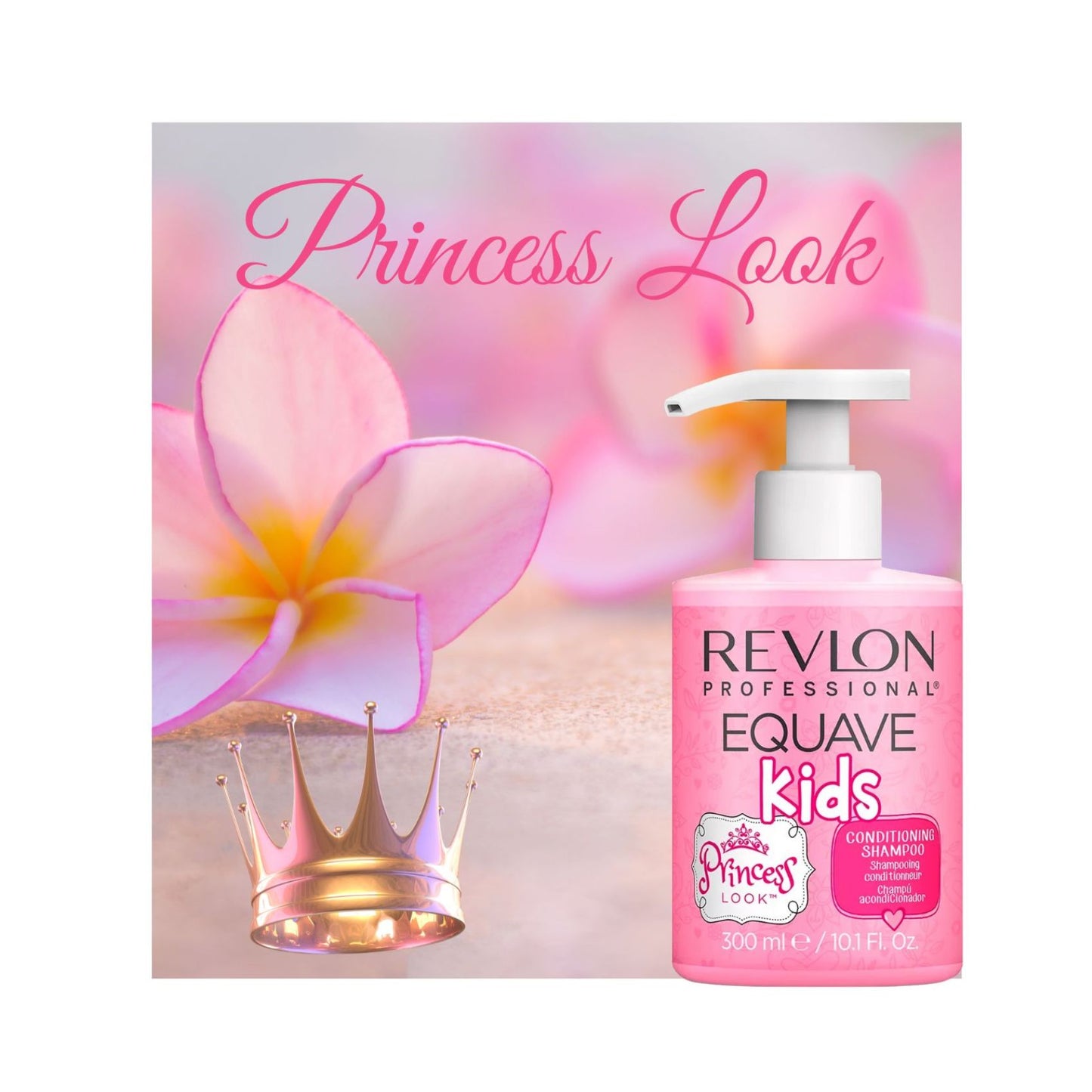 Shampoo+Acondicionador Revlon Equave Kids Princess Look 300 ml