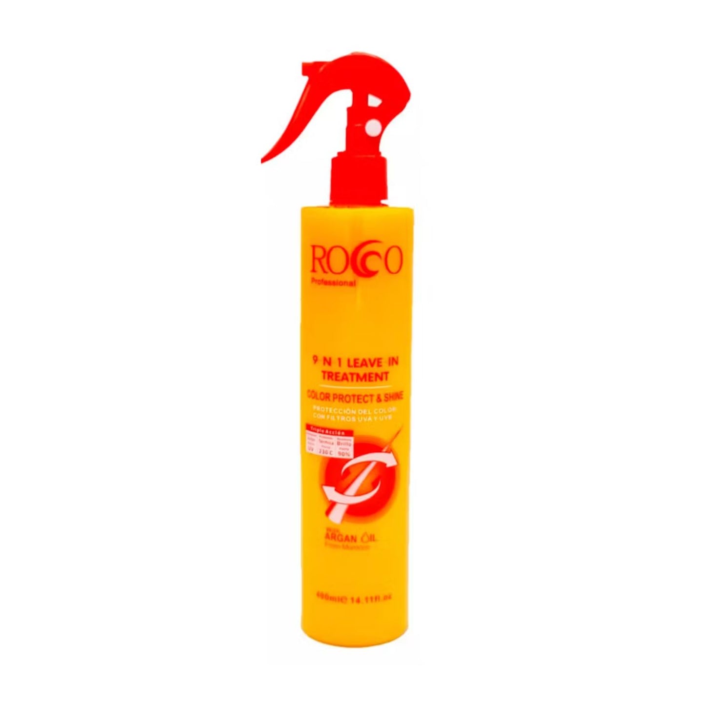 Protector Térmico 9 en 1 Rocco AntiFrizz con Argán Morocco 400ml