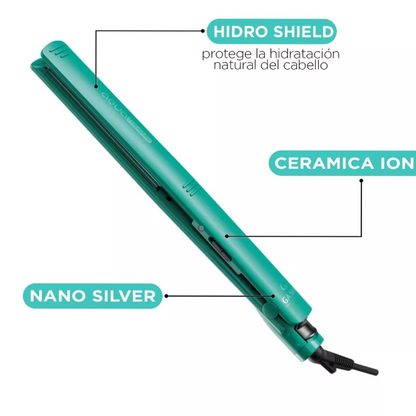 Plancha Alisadora Aqua Theraphy Gama Ceramic Ion Hidrata y Protege