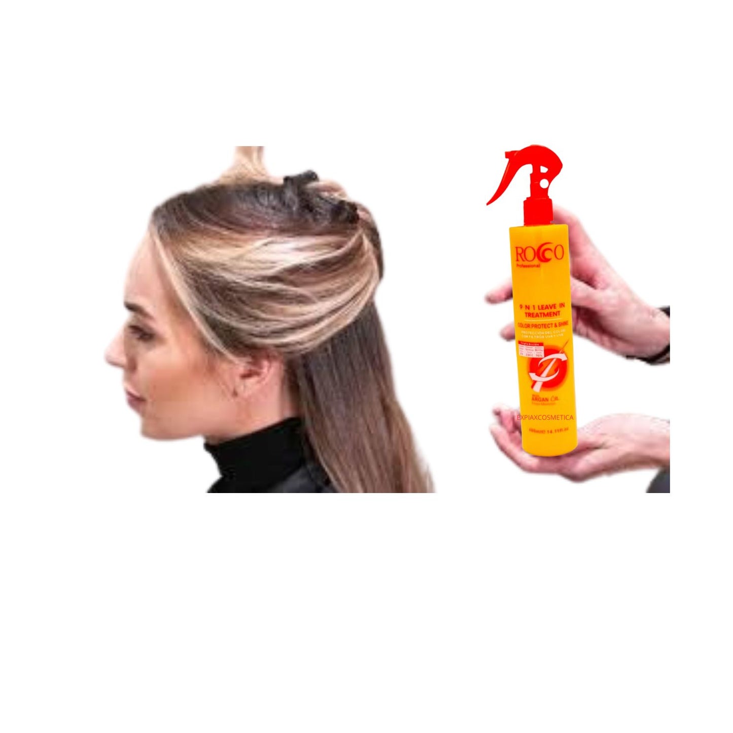 Protector Térmico 9 en 1 Rocco AntiFrizz con Argán Morocco 400ml