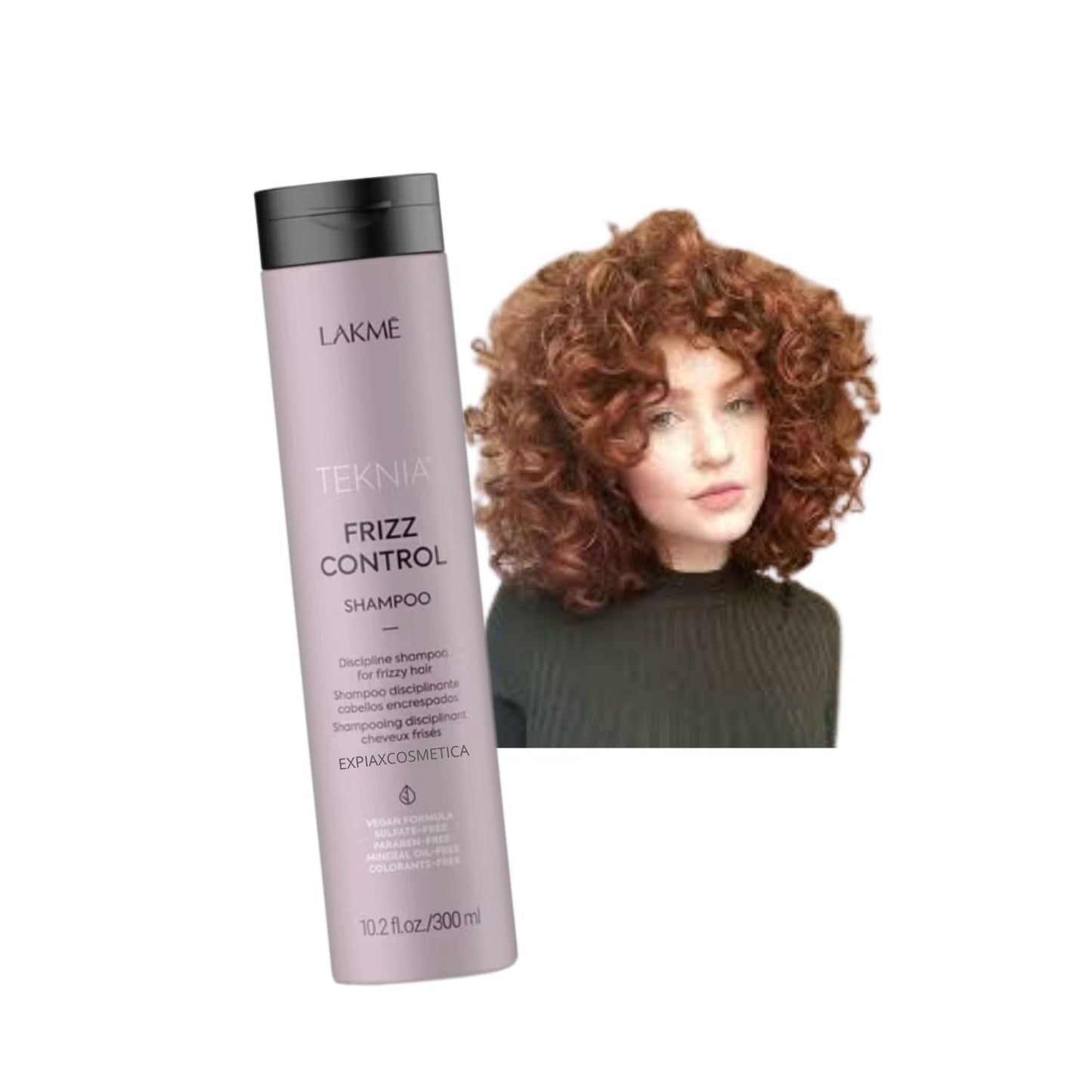 Shampoo Lakme Teknia Control Frizz 300ml Hidrata Restaura Suaviza
