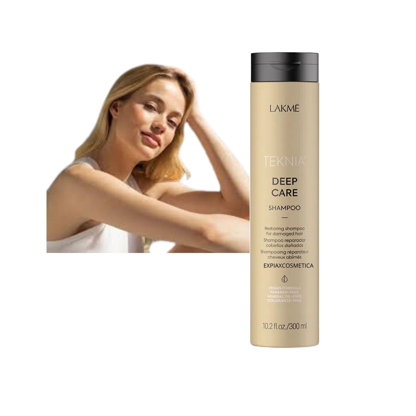 Shampoo Lakme Teknia Deep Care 300ml Fortalece Repara Suaviza