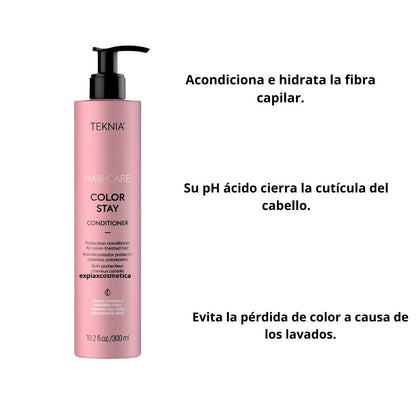 Acondicionador Lakme Teknia Color Stay 300ml Hidrata Repara Protege