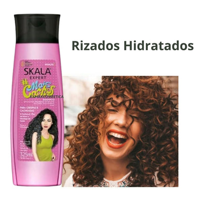 Shampoo Mais Cachos Skala 325ml Rizos Perfectos Hidrata Repara Brillo