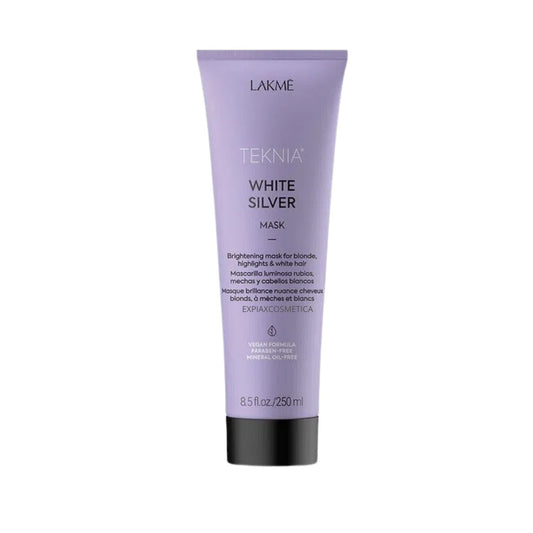 Máscara Lakme Teknia White Silver 250ml Cabellos Rubios con Mechas