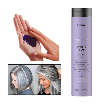 Shampoo Lakme Teknia White Silver 300ml Antioxidante Protege Repara
